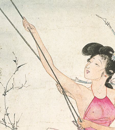 平湖-胡也佛的仕女画和最知名的金瓶梅秘戏图